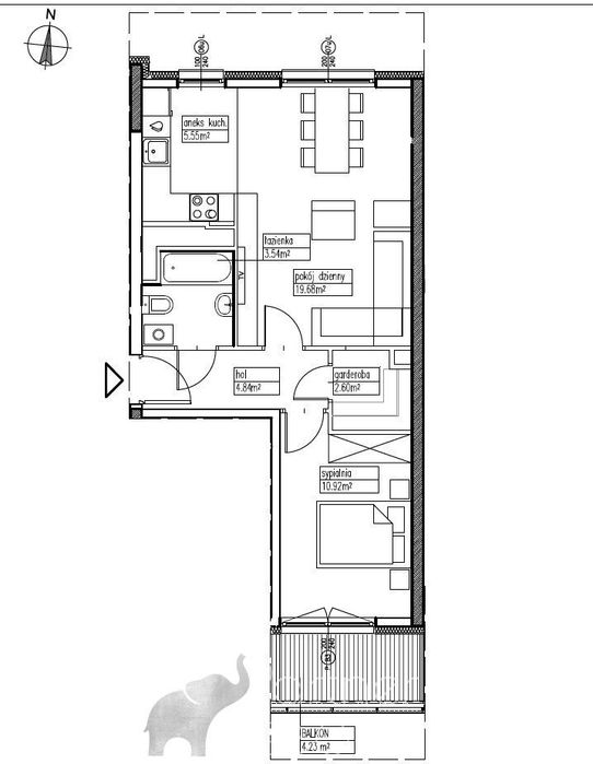 Dwustronne| Balkon| Garaż