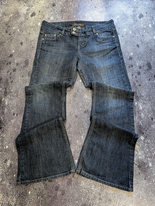 Bootcut flared Vintage Jeans "True2U" вінтажні кльошні джинси y2k Rock