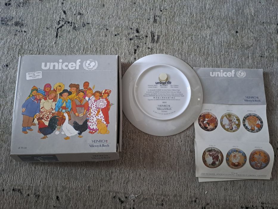 Kolekcjonerski talerz Villeroy & Boch Heinrich UNICEF .