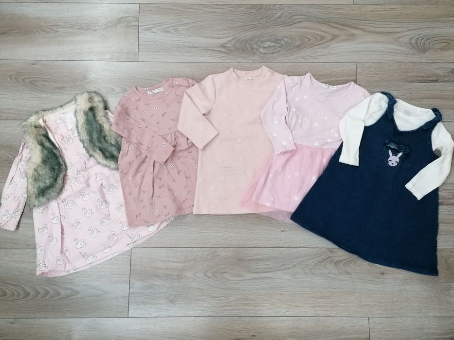 Paka zestaw sukienek 86 c&a Sinsay h&m