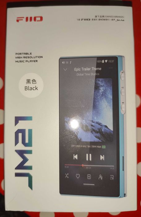 Плеєр FiiO JM21 3/32Gb Black (Rooted) + Чорний чохол