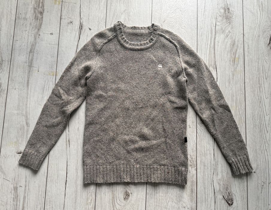 Sweter wełniany  G-Star RAW r.M casual vintage