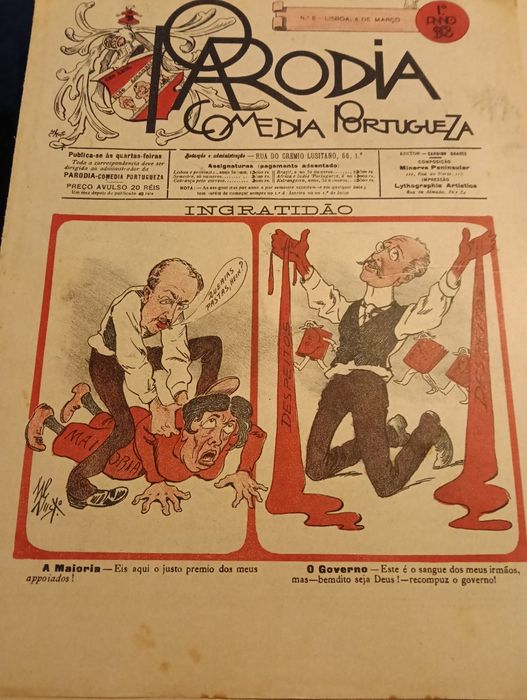 A Paródia Comédia Portuguesa, Bordalo Pinheiro