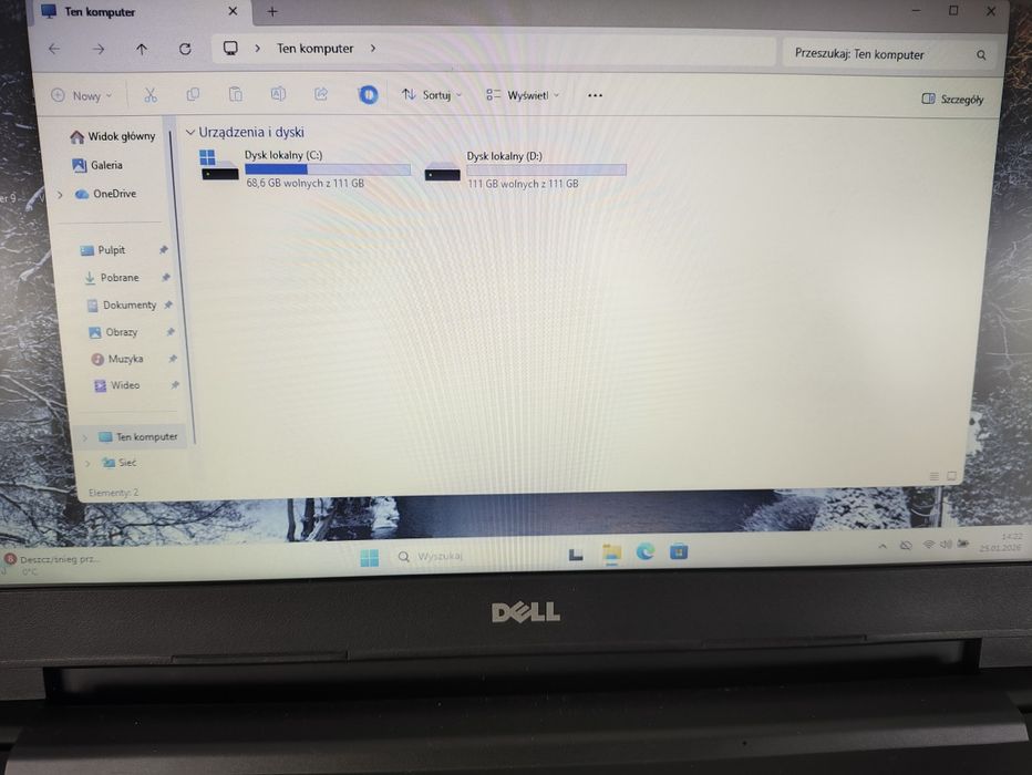 Laptop Dell Intel i3 6-gen 16 GB RAM 256 GB SSD mega komplet