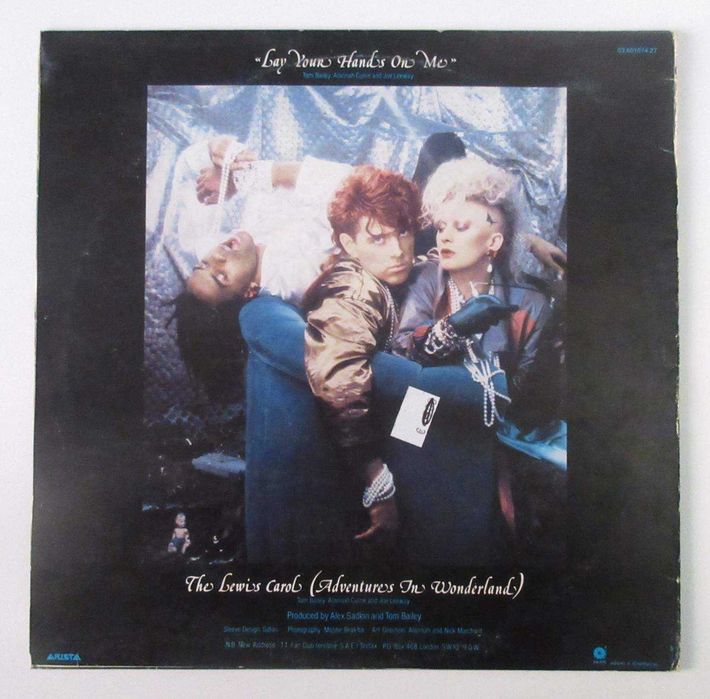 THOMPSON TWINS - Lay Your Hands On Me (Máxi-Single)