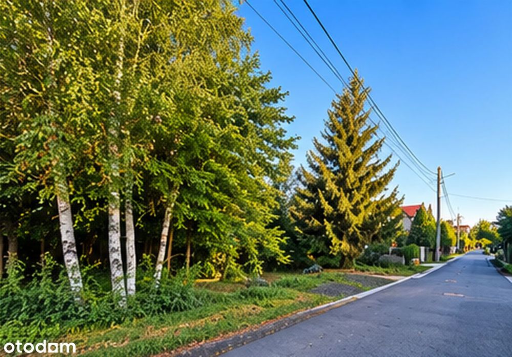 Działka budowlana 1005 m² | Łazy | MPZP | media | asfalt
