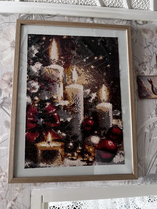 Obrazy z ramką haft diamentowy 30x40