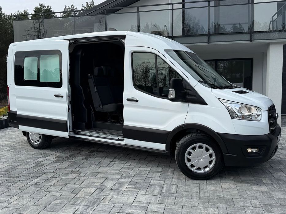 Ford Transit 4x4 AWD Brygadowy 6 osób / Salon PL / Bogate wyposażenie / HAK / Fabryczna zabudowa / Warsztat / Stan jak nowy!  Serwis w Aso FORD / Gotowy do pracy / FV23%