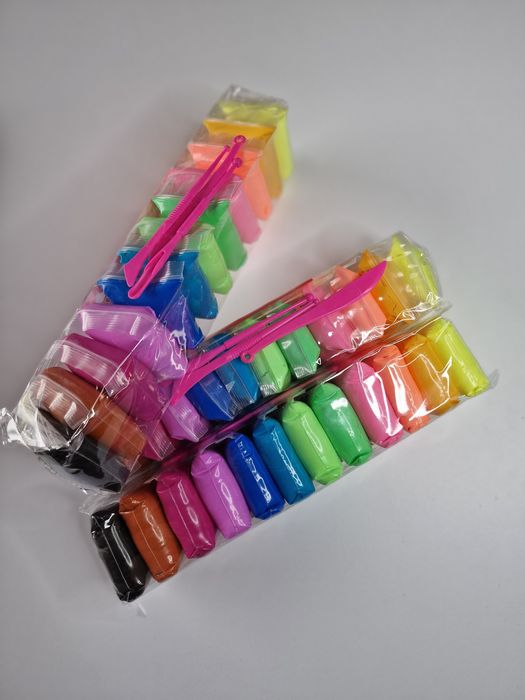 Ciastolina plastelina magiczna masa PIANKOLINA 36sztuk +GRATIS