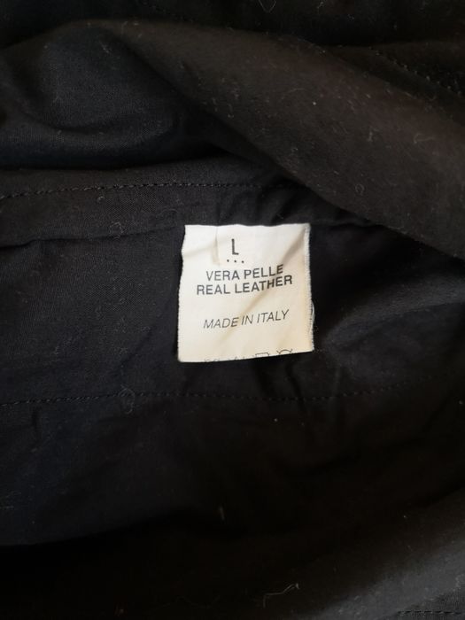 Мужская кожаная куртка HEYU DEVELOPED RAGS New Factern 00756 ITALY