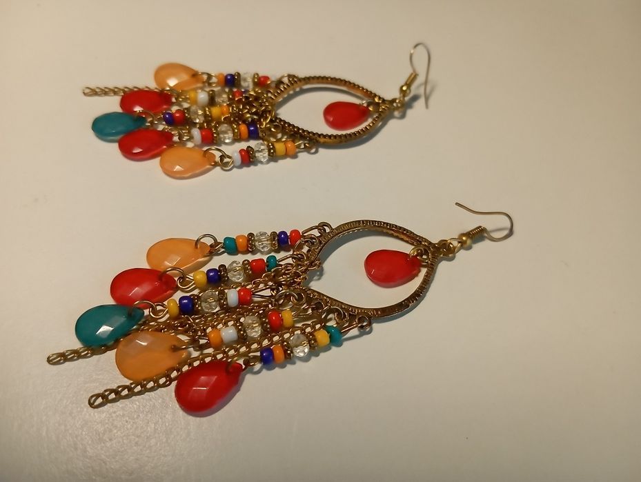 Kolczyki letnie boho