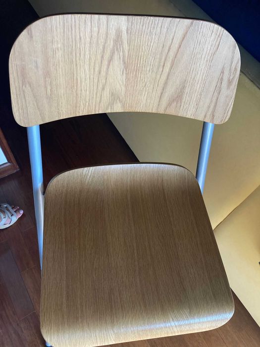 Cadeira de escritório, alta, dobrável (como NOVA)