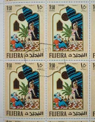 Piękne znaczki w arkuszach