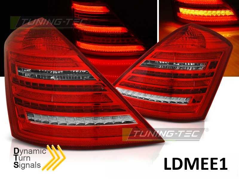 Lampy tył tylne MERCEDES W221 S-KLASA 05-09 DYNAMICZNE Smoke LED NOWE