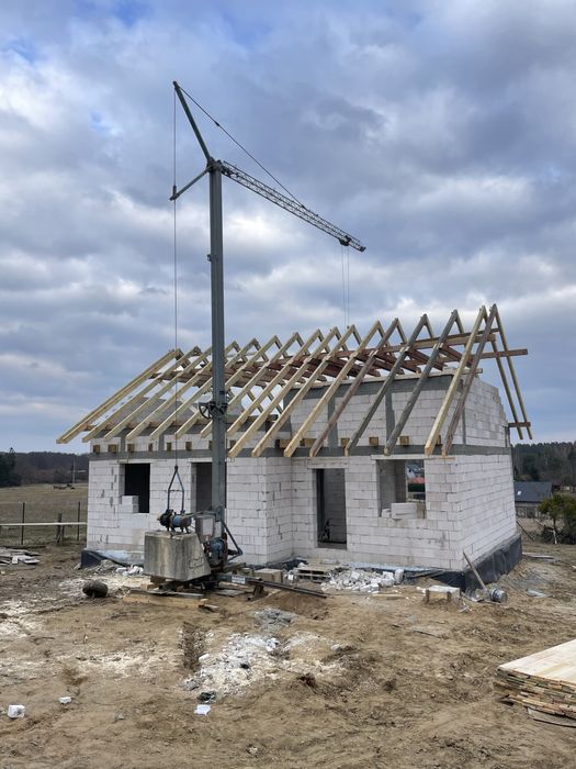 Usługi koparko-ładowarką, Żuraw Usługi budowlane SSO, Szamba, Polbruki