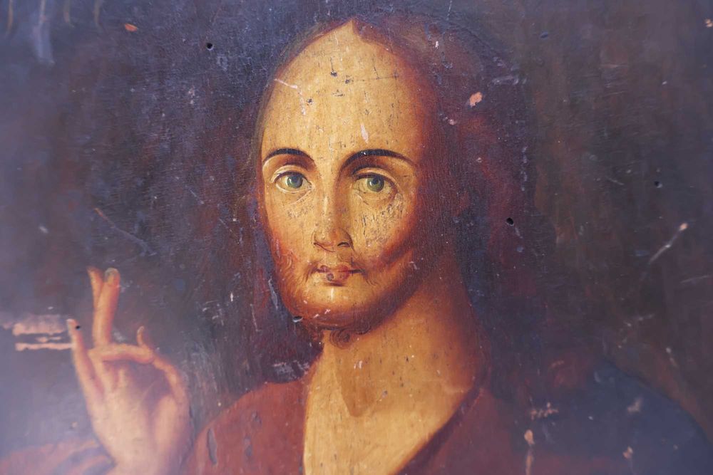 Ікона 19 століття. Ісус Христос