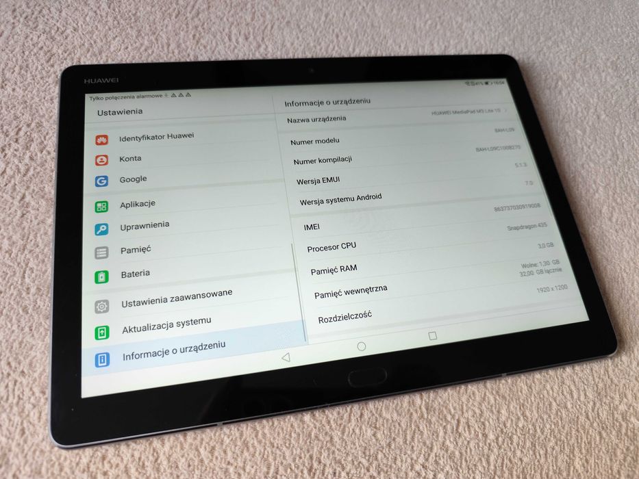 Huawei MediaPad M3 Lite 10 LTE SIM 3/32GB + igo yanosik camsam