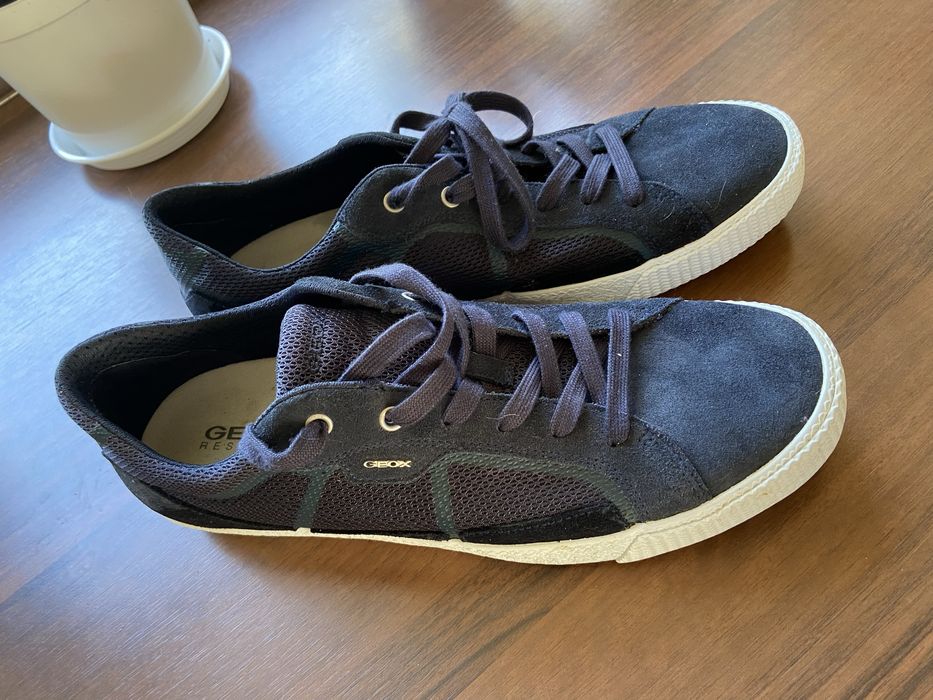 Skorzane Snikersy Geox