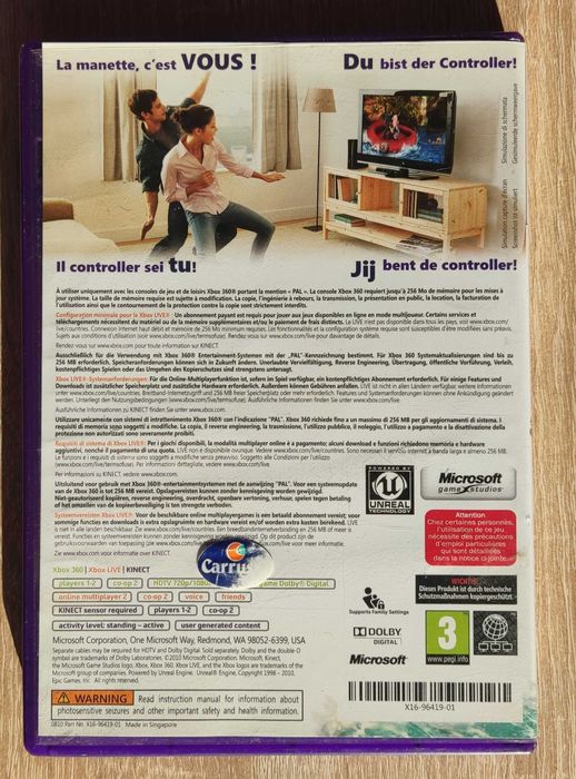 Kinect Adventures! - Xbox 360 | PAL | Kinect | komplet