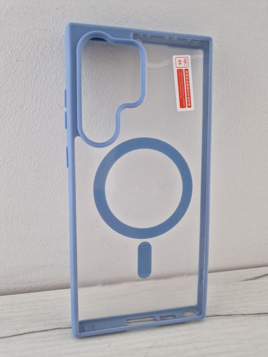 Acrylic Color Magsafe Case do Samsung Galaxy S23 Ultra jasnoniebieski