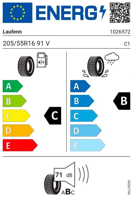 2 pneus Laufenn S Fit EQ+ LK01 205/55 R16 91V
