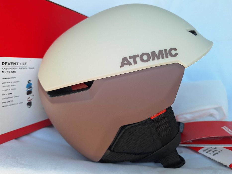 Kask narciarski Atomic Revent+ LF Brown Sand M 55-59cm