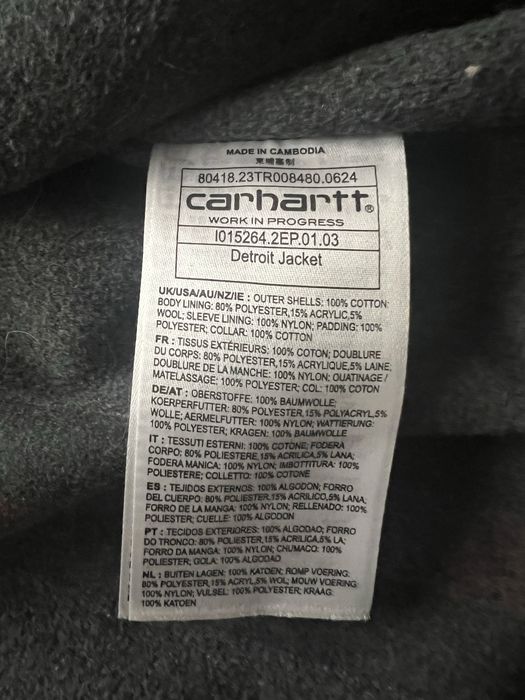 Casaco Detroit jacket carhartt