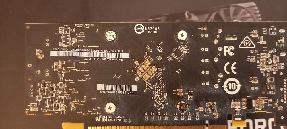 Видеокарта  MSI  Radion RX-550 low profile