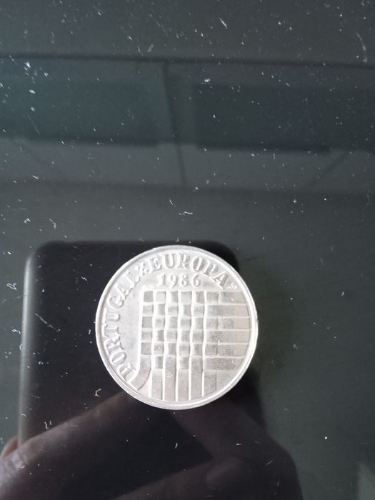 Moeda 25 escudos 1986 Europa