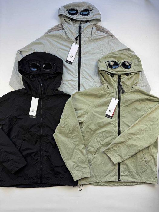 Вітровка C.P Company з лінзами S-XXL чорна сіра хакі