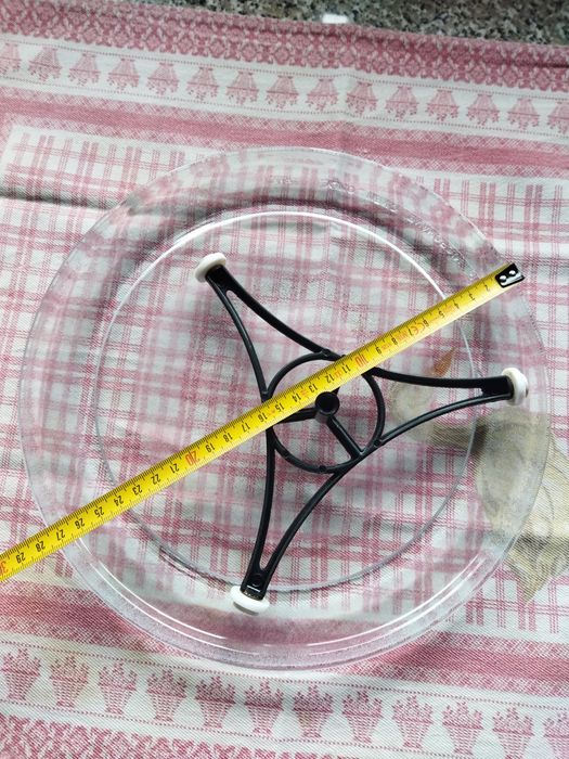 Prato de Microondas em Vidro Temperado – 28cm