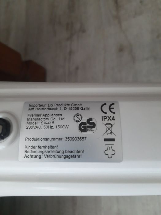 Парова швабра Clean Maxx SV-418 / 1500W