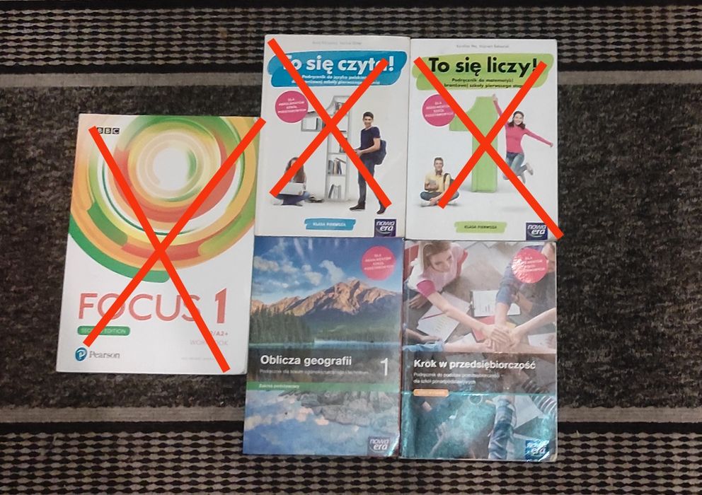 Książki do liceum / technikum / szkoła branżowa 1 i 2 klasa