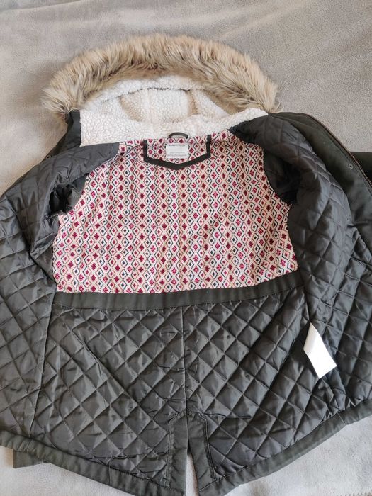 Ciemnozielona kurtka parka - Only - rozmiar S