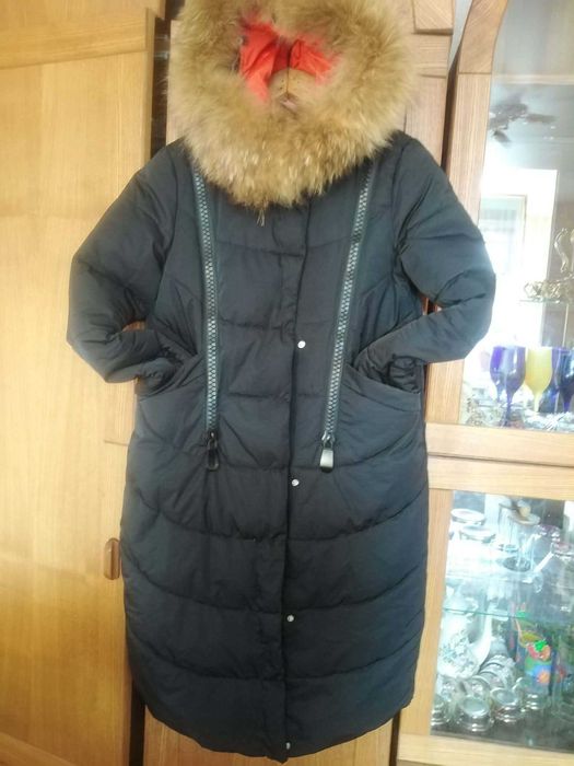Подовжена куртка пуховик