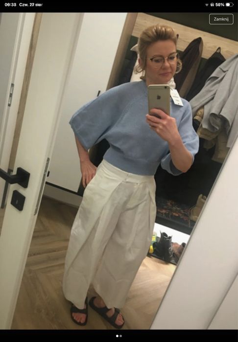 Sweter Zara błękit S