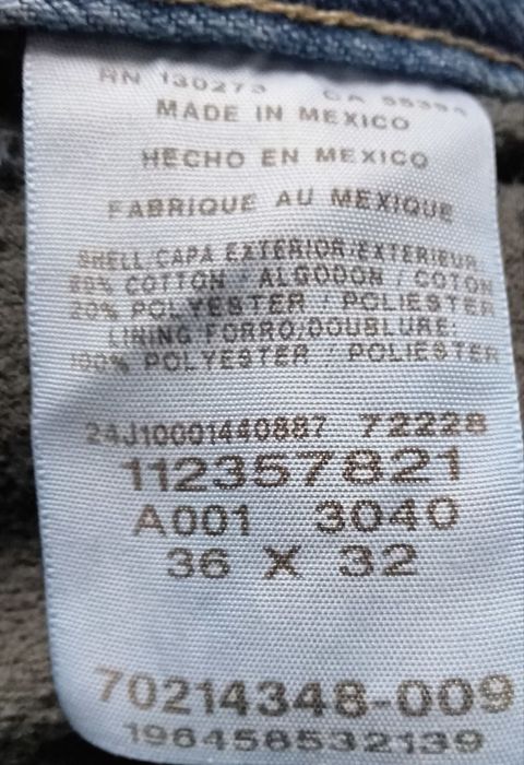 Джинсы LEE Legendary 36W32L  утеплённые оригинал