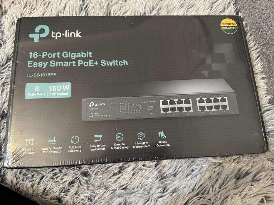 TP-Link 16p TL-SG1016PE 8xPoE+