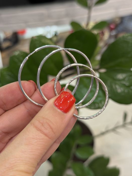 Серебряные серьги