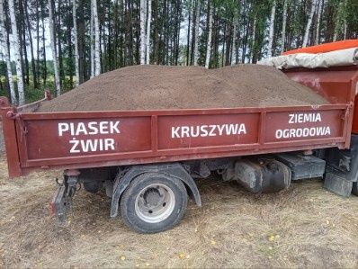 Ziemia Ogrodowa Przesiewana Żwir Piasek 0,2 miksokret zasypowy