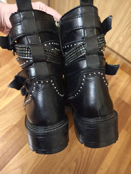 Ботинки Zara шкіряні