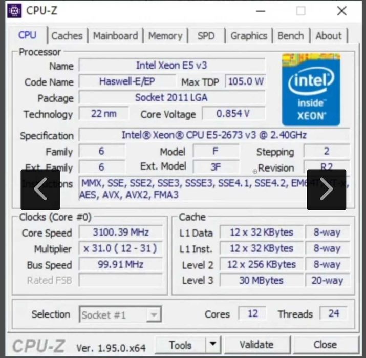 2683v4 ddr4 16 ядер 32 потока 2673v3 12/24