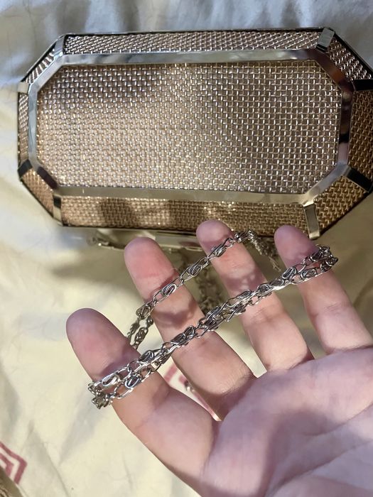 Клатч золотой новый