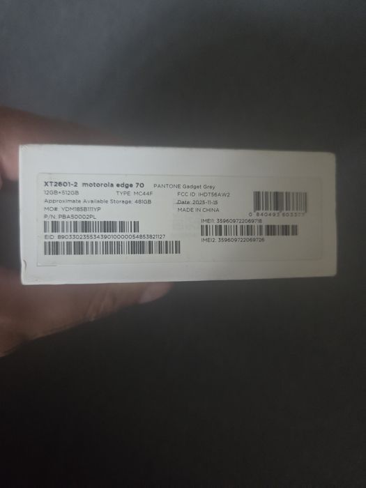 Motorola edge 70 12gb/513 нова запакована