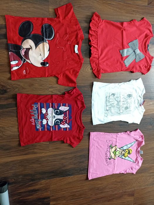 Zestaw t- shirtów dla dziewczynki