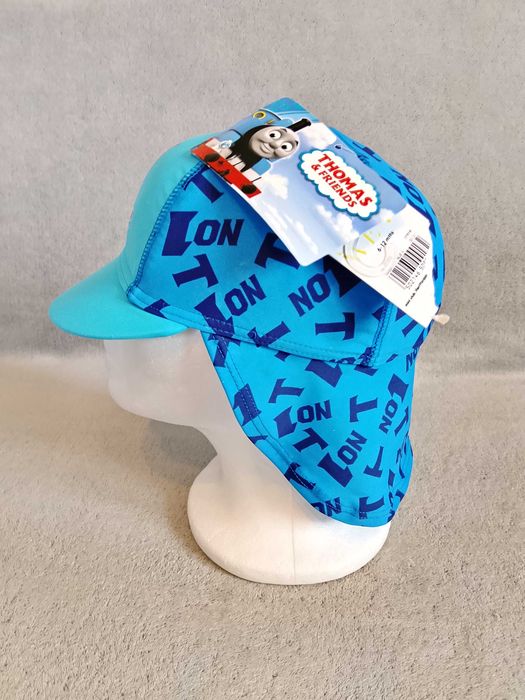 Czapka plażowa UV ochronna UPF 40+ Tomek na 6 - 12 mies.45 - 50 cm