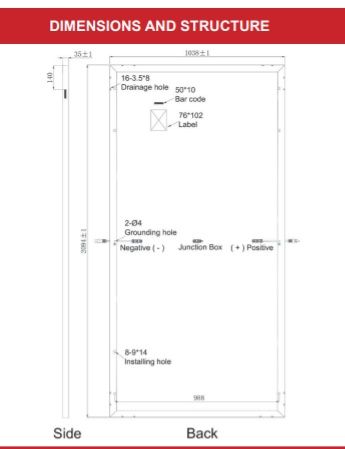 SUNPRO 460W Painel Fotovoltaico Mono Monocristalino Half Cell 450W per