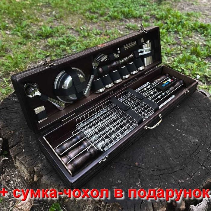 Набір шампурів ПУМА 2.0 BS94 з сумкою Набор шампуров в кейсе