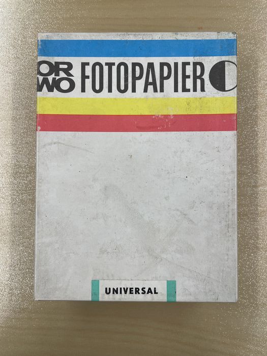 Papel Fibra analógico Orwo 13x18 200 folhas em caixa selada