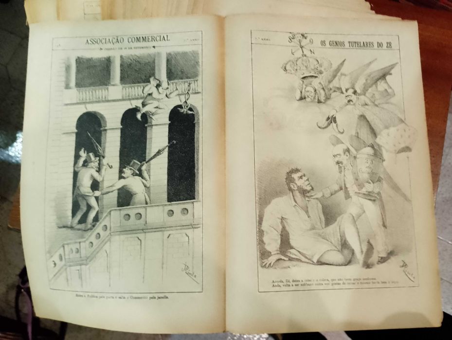 Charivari Semanário Humorístico Ilustrado 1892 - 40 unidades